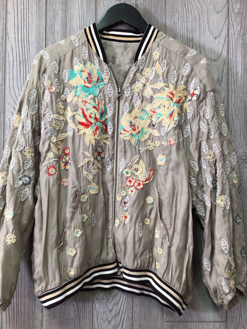 Johnny Was Size X-Small Reversible Bomber Jacket